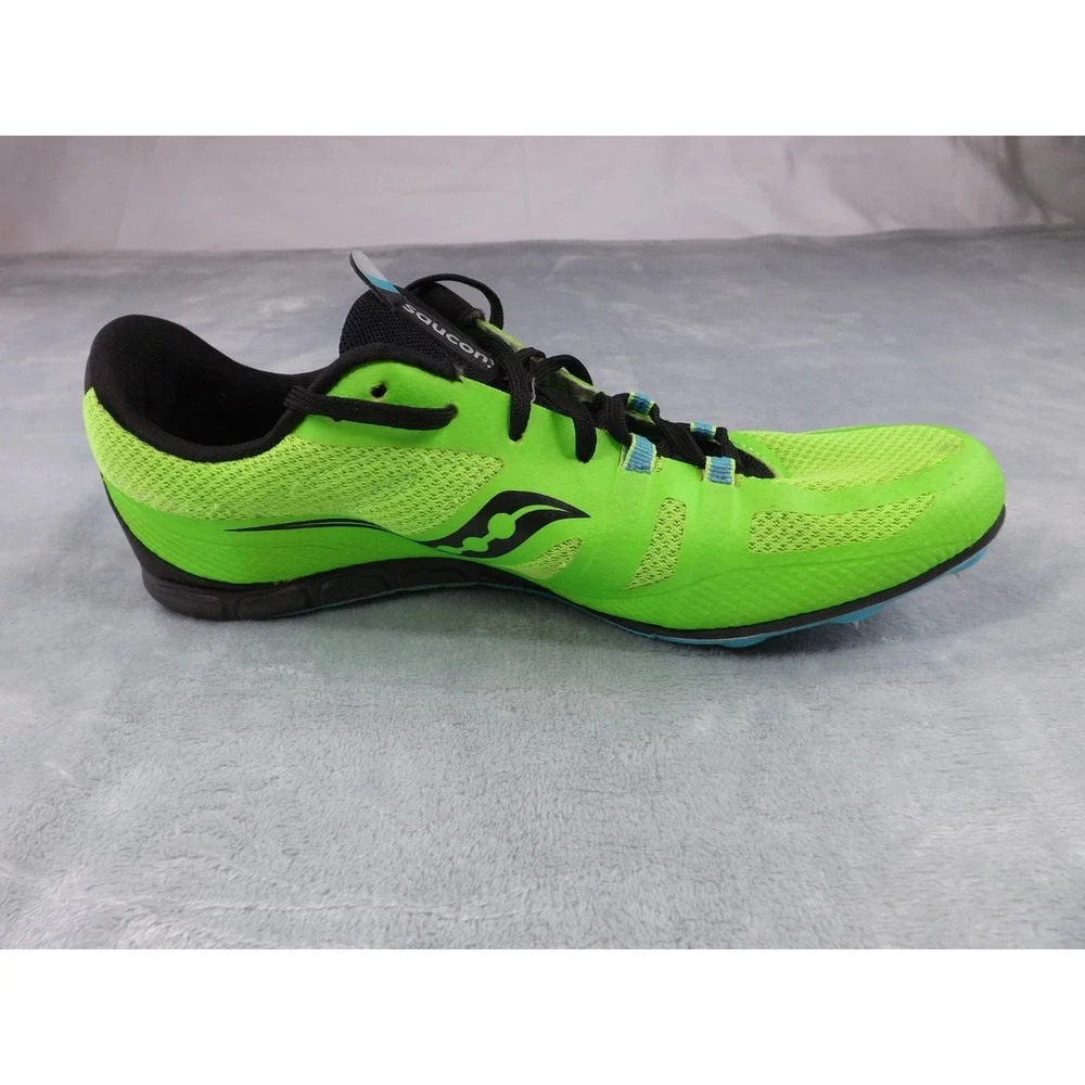 Saucony Vendetta 3 Racing/Running/Track Shoes Men's Size 8.5‎ Green/Black/Blue - Picture 14 of 16